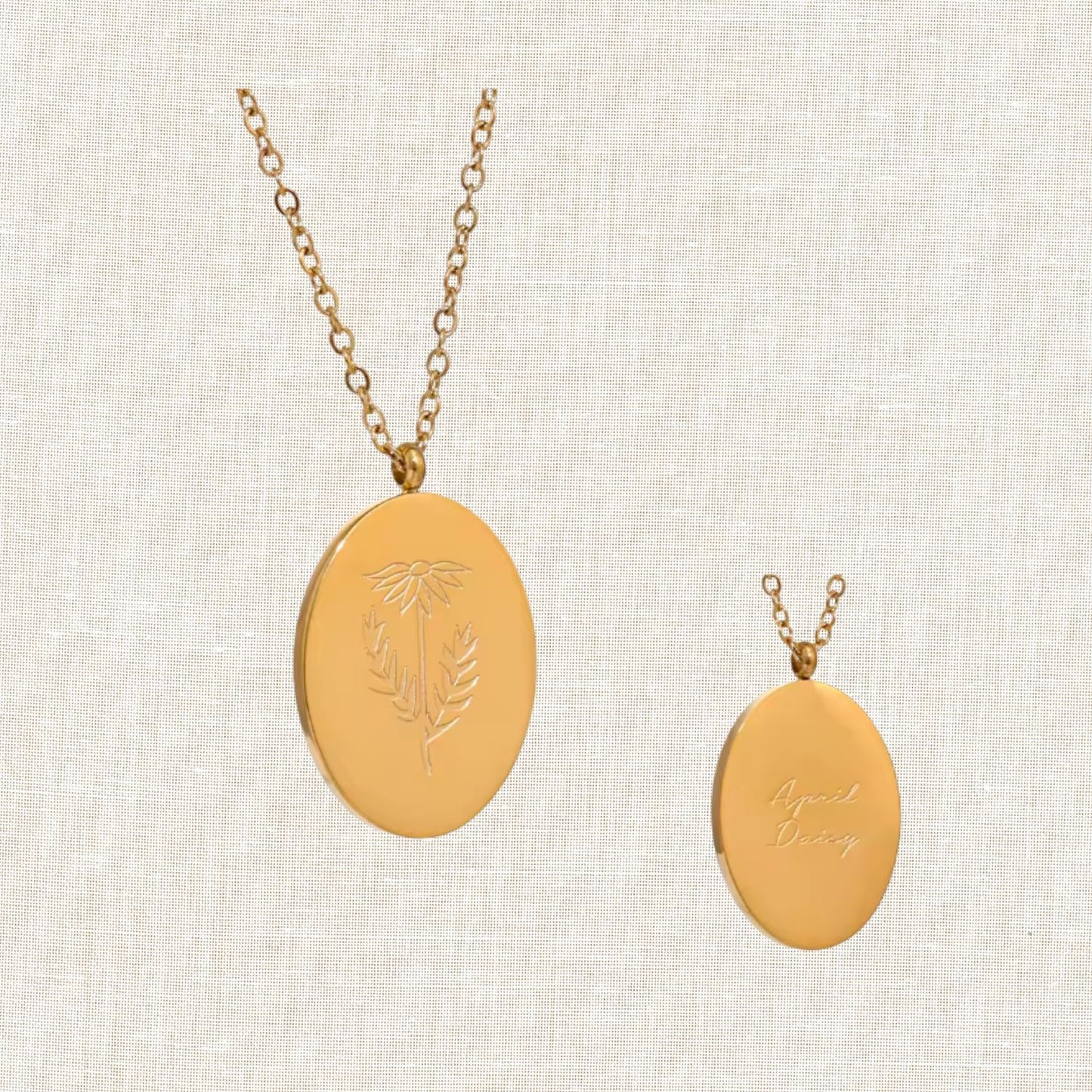 Birth Month Flower Necklace
