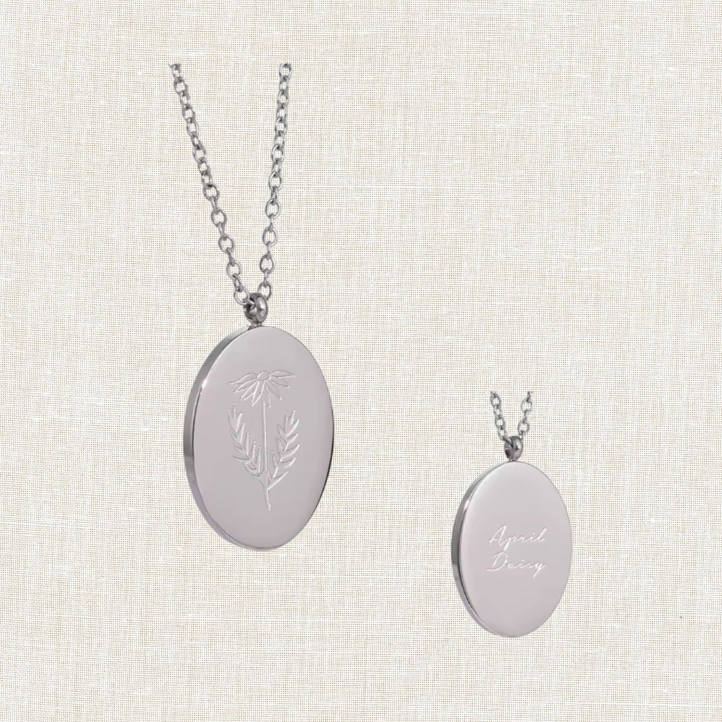 Birth Month Flower Necklace