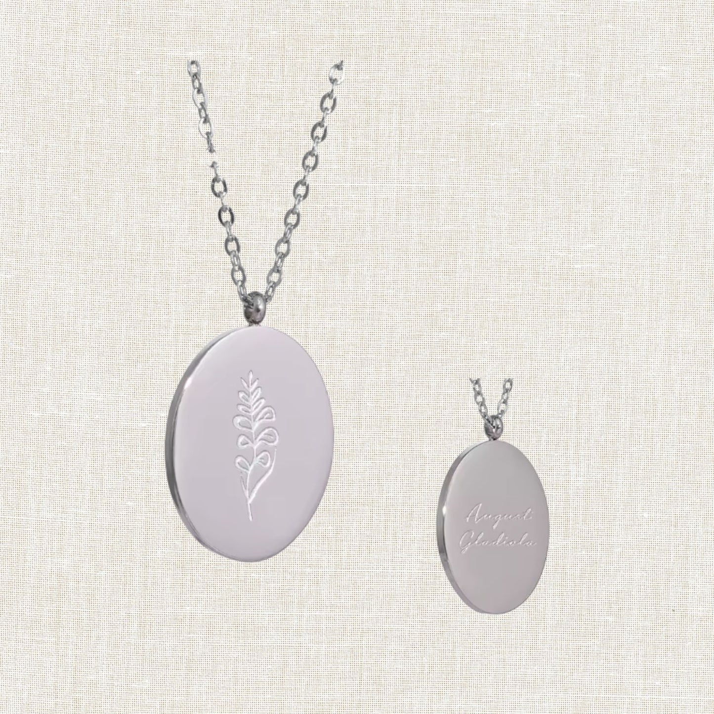 Birth Month Flower Necklace