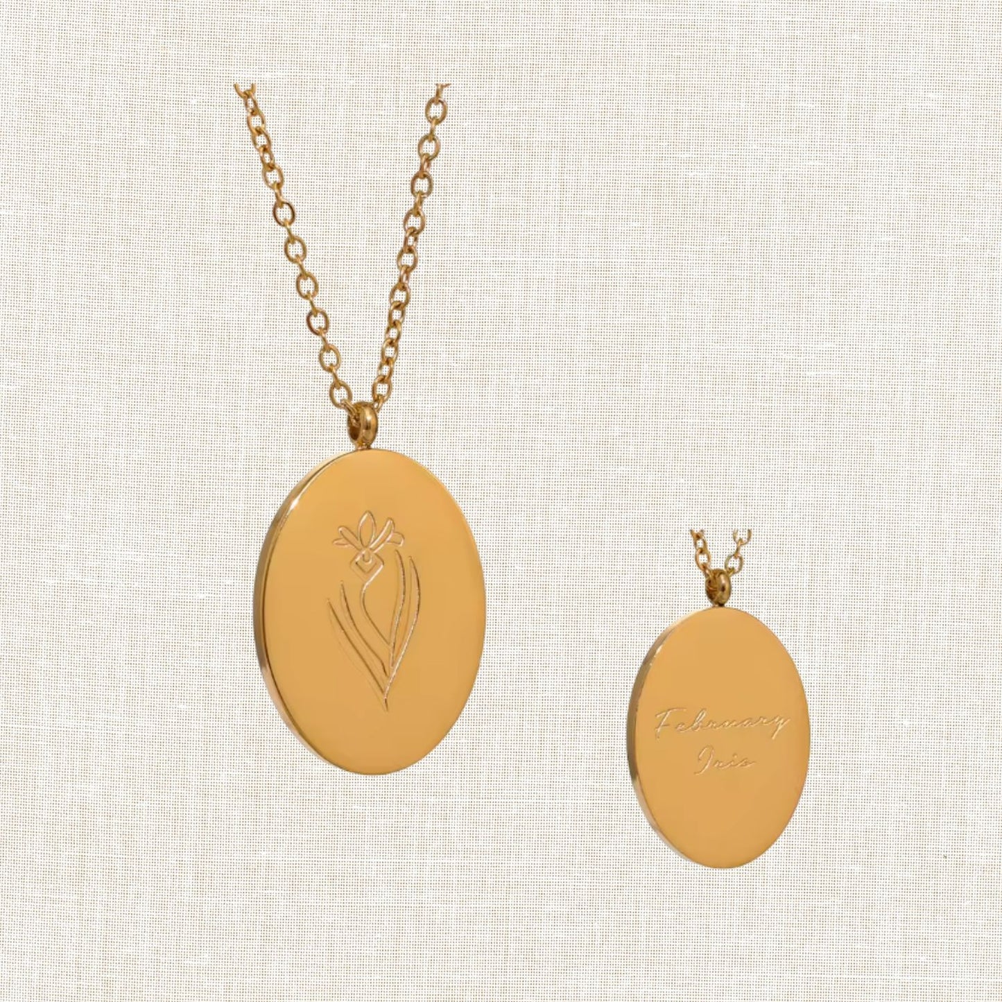 Birth Month Flower Necklace