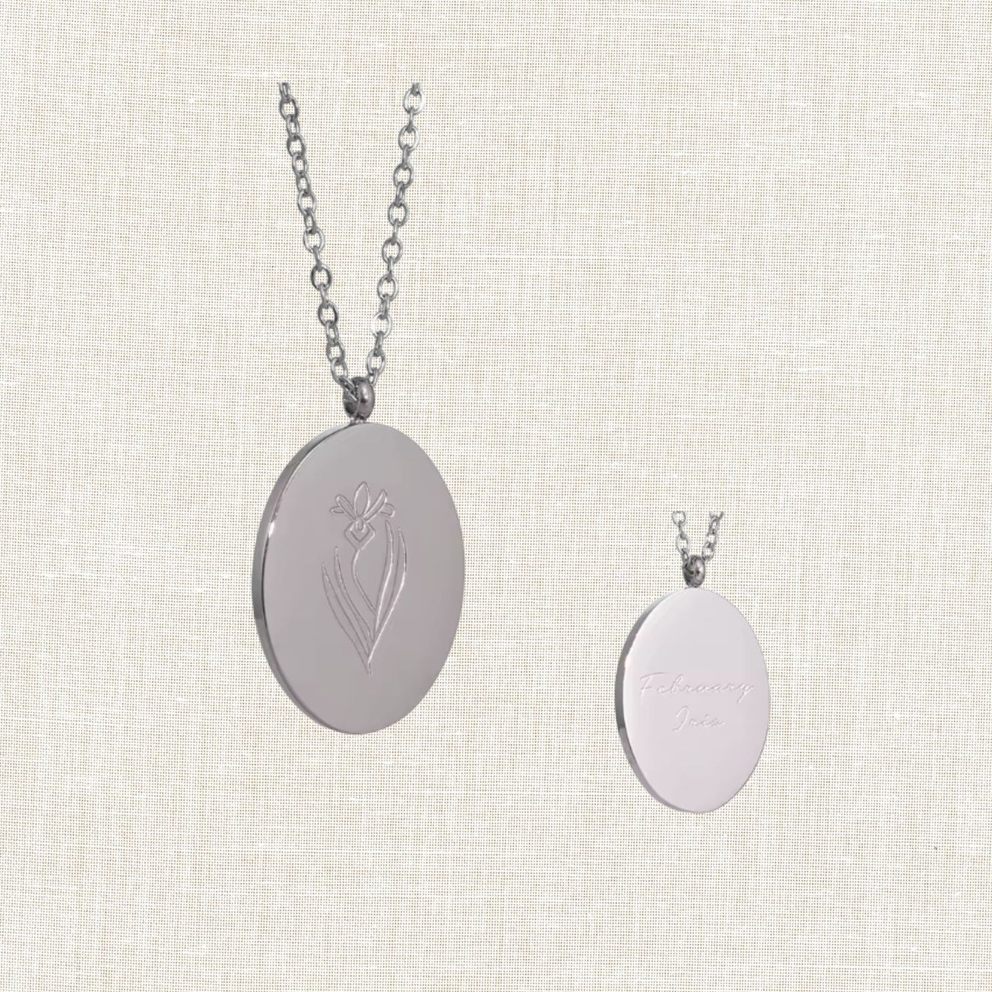 Birth Month Flower Necklace