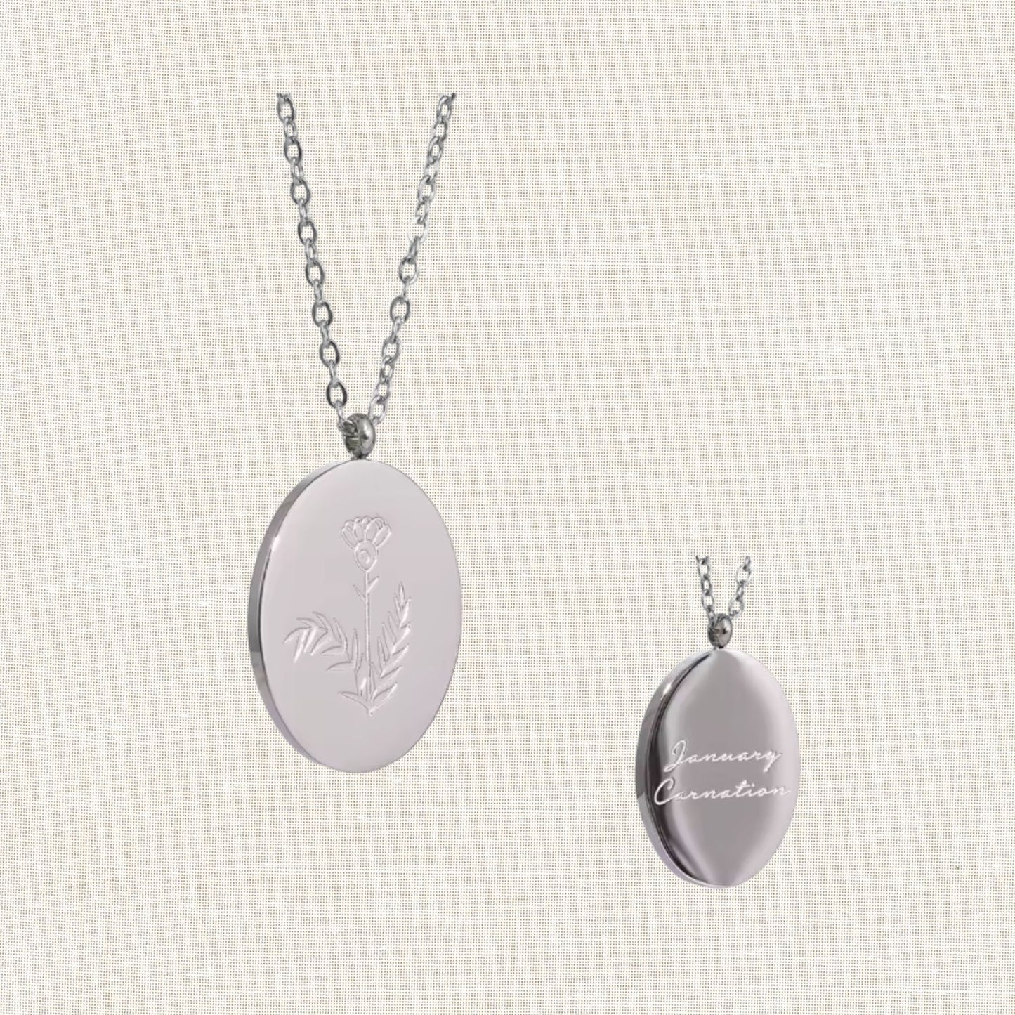 Birth Month Flower Necklace