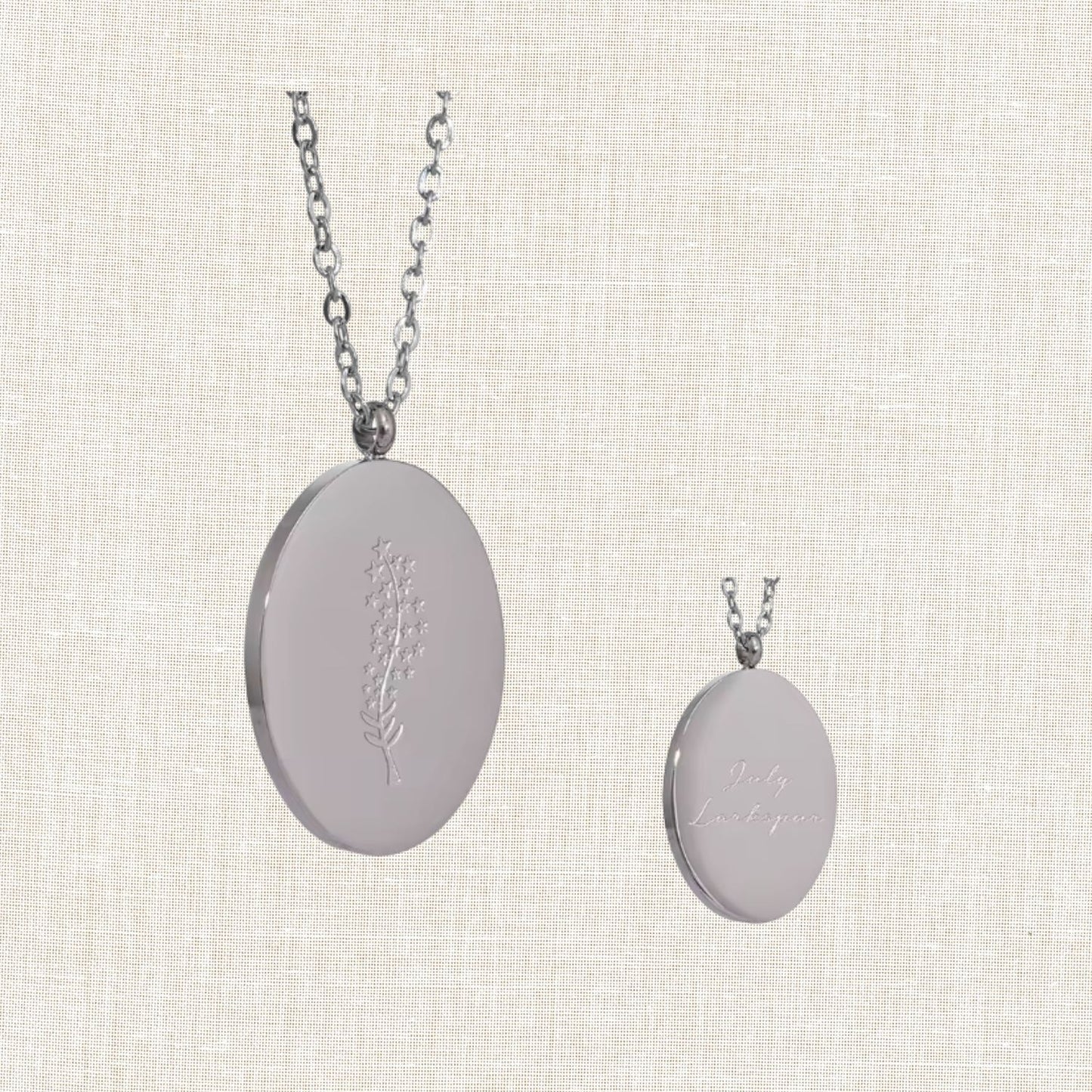 Birth Month Flower Necklace