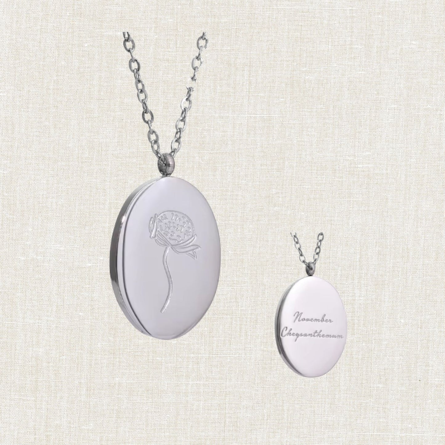 Birth Month Flower Necklace