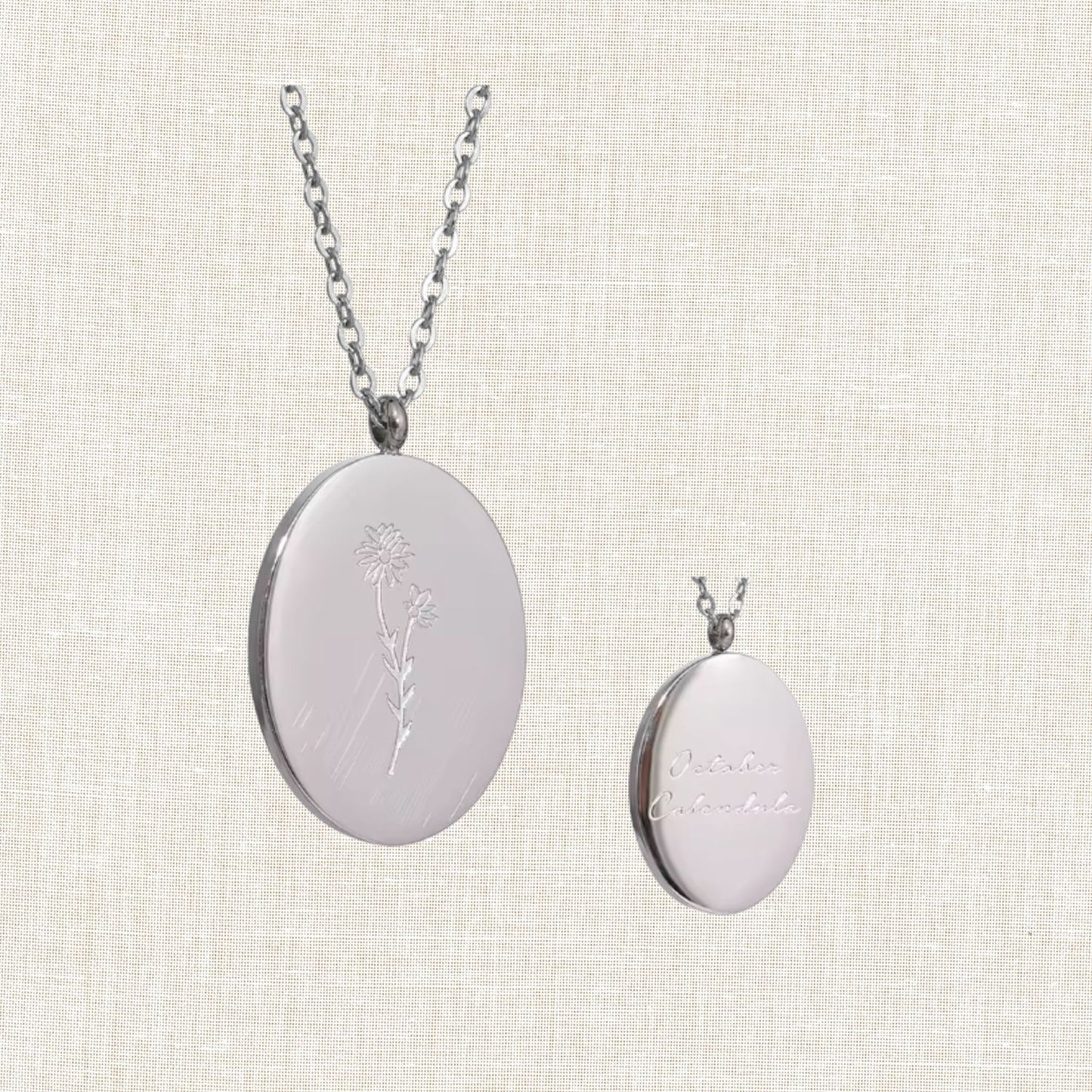 Birth Month Flower Necklace