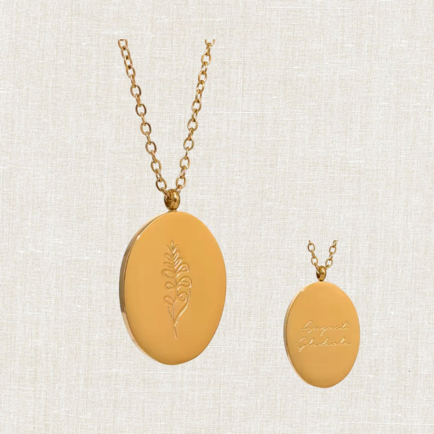 Birth Month Flower Necklace