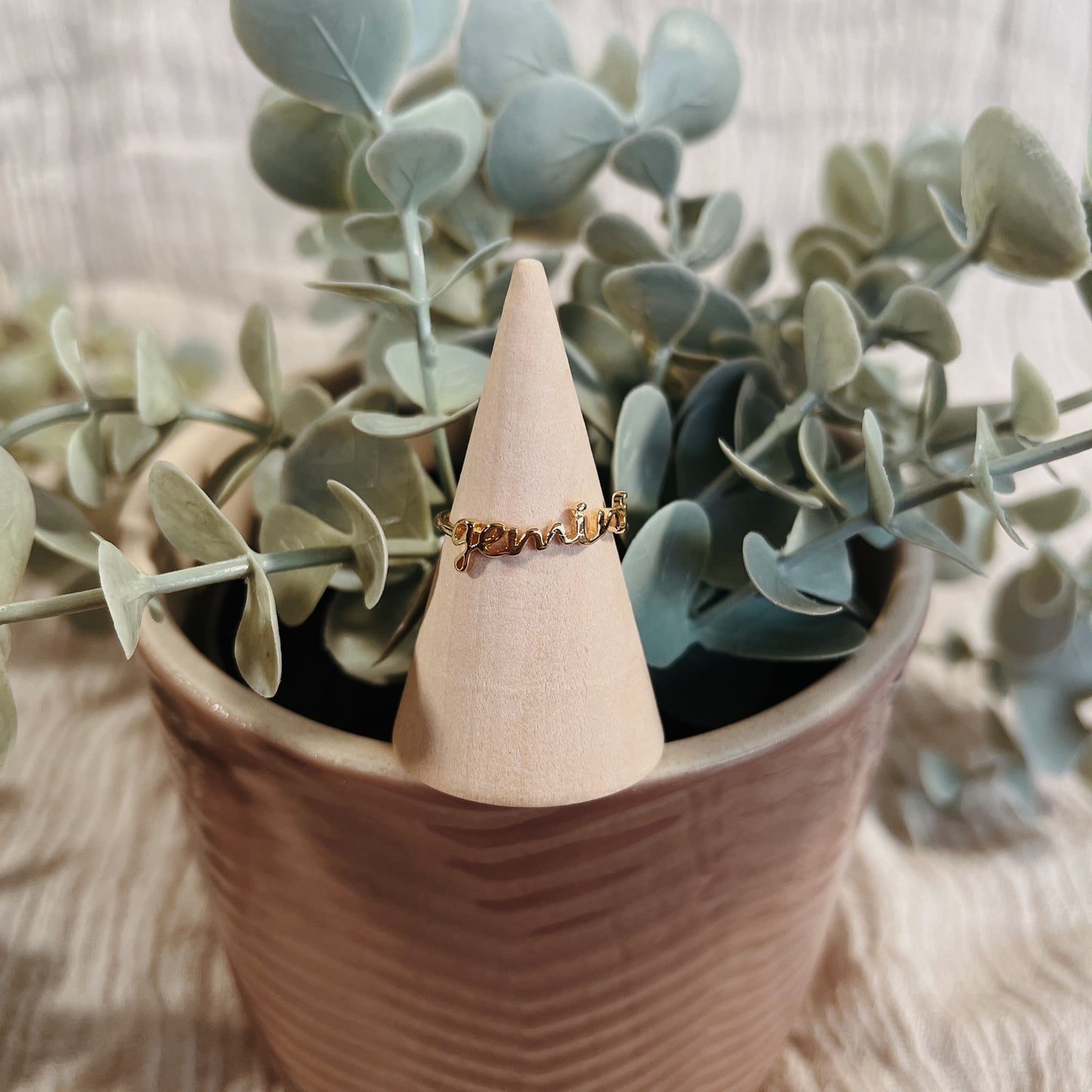 Zodiac Word Ring