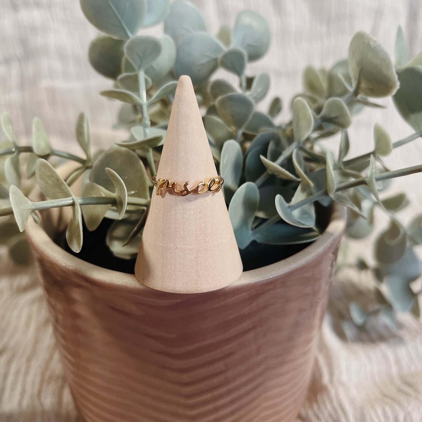 Zodiac Word Ring